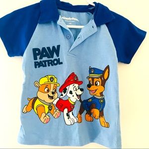 Paw Patrol Boys Blue Short Sleeve Shirt 24M